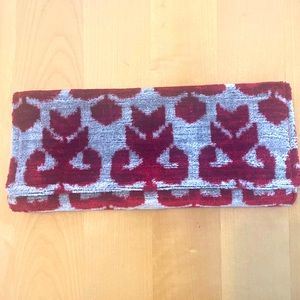 Red and Grey Clutch